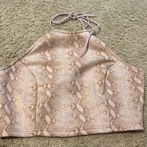 Womens halter neck top